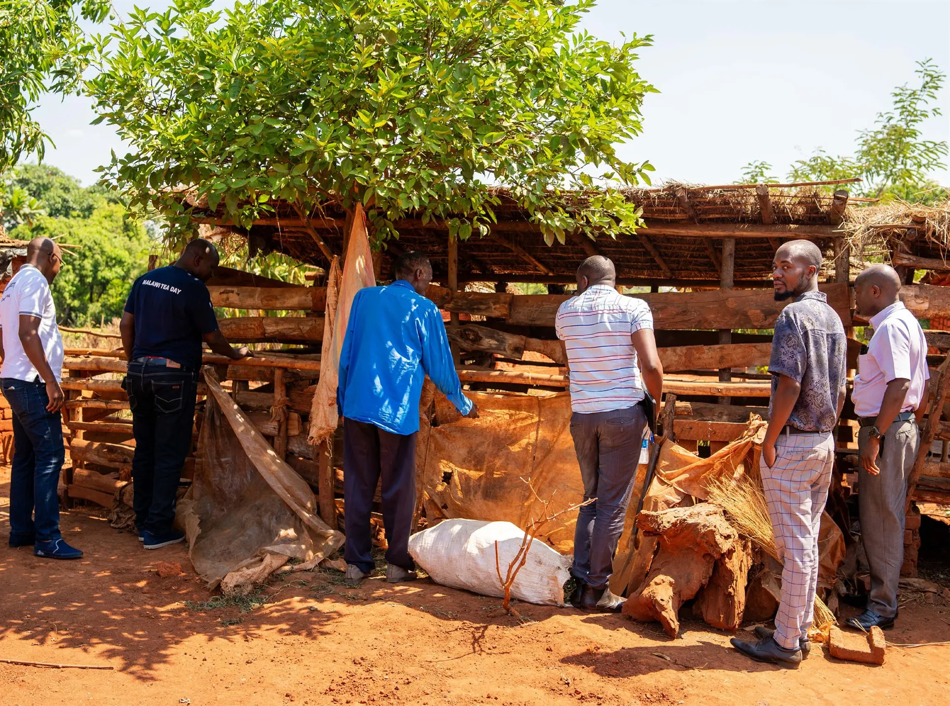 Community field-monitoring visit in Ntcheu