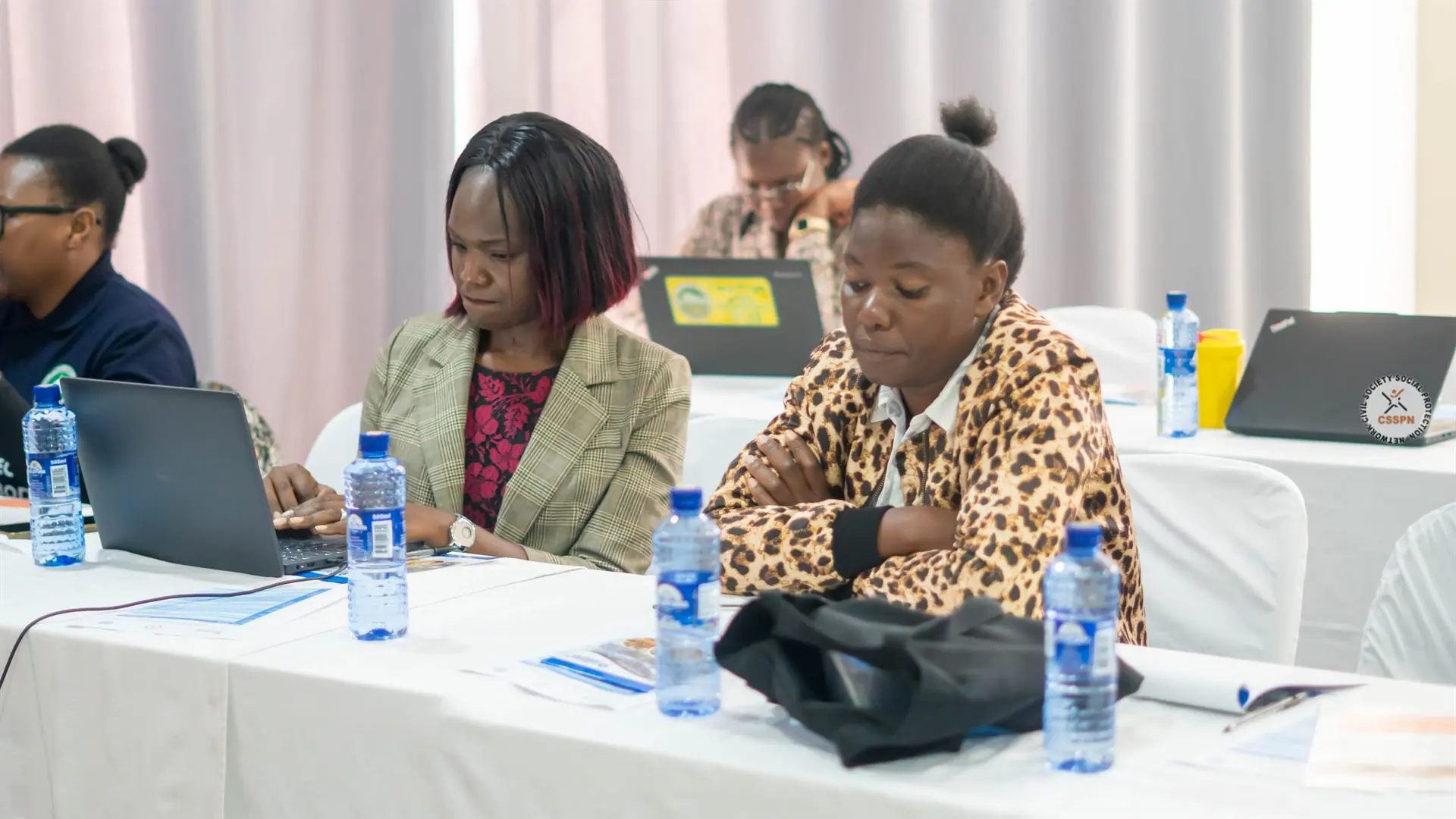 Participants at a CSSPN capacity-building workshop